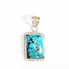 PN274  Turquoise Pendant in Sterling silver