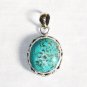 PN281  Turquoise Pendant in Sterling silver