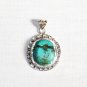PN283  Turquoise Pendant in Sterling silver