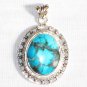 PN284  Turquoise Pendant in Sterling silver