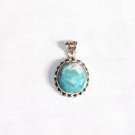 PN287  Turquoise Pendant in Sterling silver
