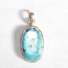 PN291  Turquoise Pendant in Sterling silver