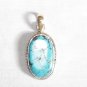 PN291  Turquoise Pendant in Sterling silver
