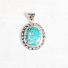 PN292  Turquoise Pendant in Sterling silver