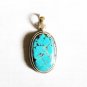 PN293  Turquoise Pendant in Sterling silver