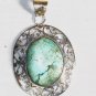 PN297  Turquoise Pendant in Sterling silver