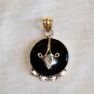 PN330 Onyx Pendant in Sterling Silver