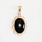PN332 Onyx Pendant in Sterling Silver