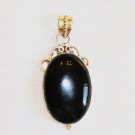 PN333 Onyx Pendant in Sterling Silver