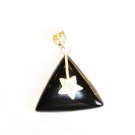 PN335 Onyx Pendant in Sterling Silver