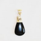 PN337 Onyx Pendant in Sterling Silver