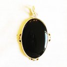 PN340 Onyx Pendant in Sterling Silver