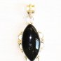 PN343 Onyx Pendant in Sterling Silver