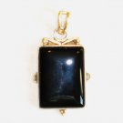 PN346 Onyx Pendant in Sterling Silver