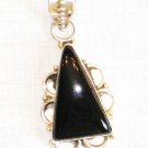 PN351 Onyx Pendant in Sterling Silver