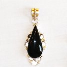 PN353 Onyx Pendant in Sterling Silver