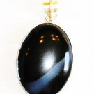 PN354 Onyx Pendant in Sterling Silver