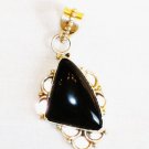 PN357 Onyx Pendant in Sterling Silver