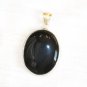 PN371 Onyx Pendant in Sterling Silver