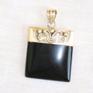 PN372 Onyx Pendant in Sterling Silver