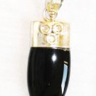PN373 Onyx Pendant in Sterling Silver