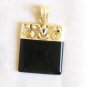 PN374 Onyx Pendant in Sterling Silver