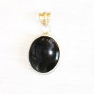 PN377 Onyx Pendant in Sterling Silver