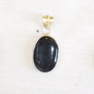 PN378 Onyx Pendant in Sterling Silver