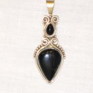 PN383 Onyx Pendant in Sterling Silver