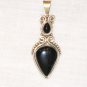 PN383 Onyx Pendant in Sterling Silver