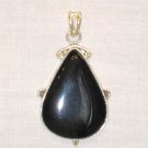 PN391 Onyx Pendant in Sterling Silver
