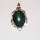 PN120 Onyx Pendant in Sterling Silver
