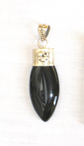 PN289 Onyx Pendant in Sterling Silver