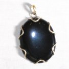 PN303 Onyx Pendant in Sterling Silver