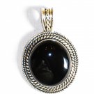 PN304 Onyx Pendant in Sterling Silver