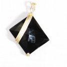 PN316 Onyx Pendant in Sterling Silver