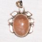 PN487 Rose Quartz Pendant in Sterling Silver