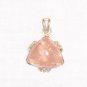 PN491 Rose Quartz Pendant in Sterling Silver
