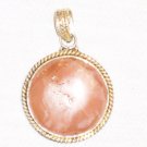 PN495 Rose Quartz Pendant in Sterling Silver