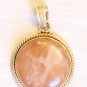 PN496 Rose Quartz Pendant in Sterling Silver