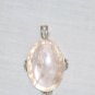 PN502 Rose Quartz Pendant in Sterling Silver