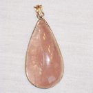 PN506 Rose Quartz Pendant in Sterling Silver