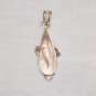 PN507 Rose Quartz Pendant in Sterling Silver