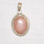 PN513 Rose Quartz Pendant in Sterling Silver