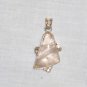 PN517 Rose Quartz Pendant in Sterling Silver