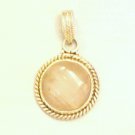PN530 Rose Quartz Pendant in Sterling Silver