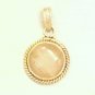 PN530 Rose Quartz Pendant in Sterling Silver