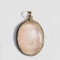 PN182 Rose Quartz Pendant in Sterling Silver