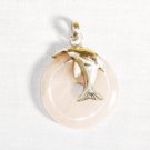 PN314 Rose Quartz Pendant in Sterling Silver