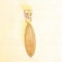 PN336 Rose Quartz Pendant in Sterling Silver